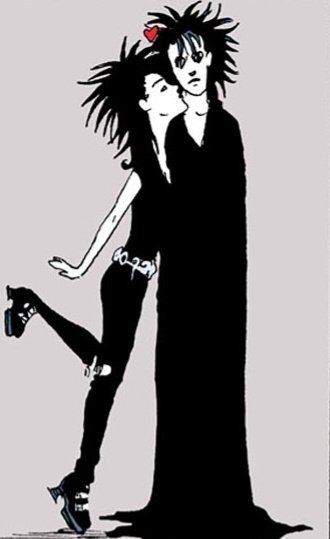 Melsey_69's tweet photo. Death and sibling love ❤️ 

(Even if you've told Dream off for being mean to little Sis Delirium)
#TheSandman #Death #Dream https://t.co/9VrR0zvBkB