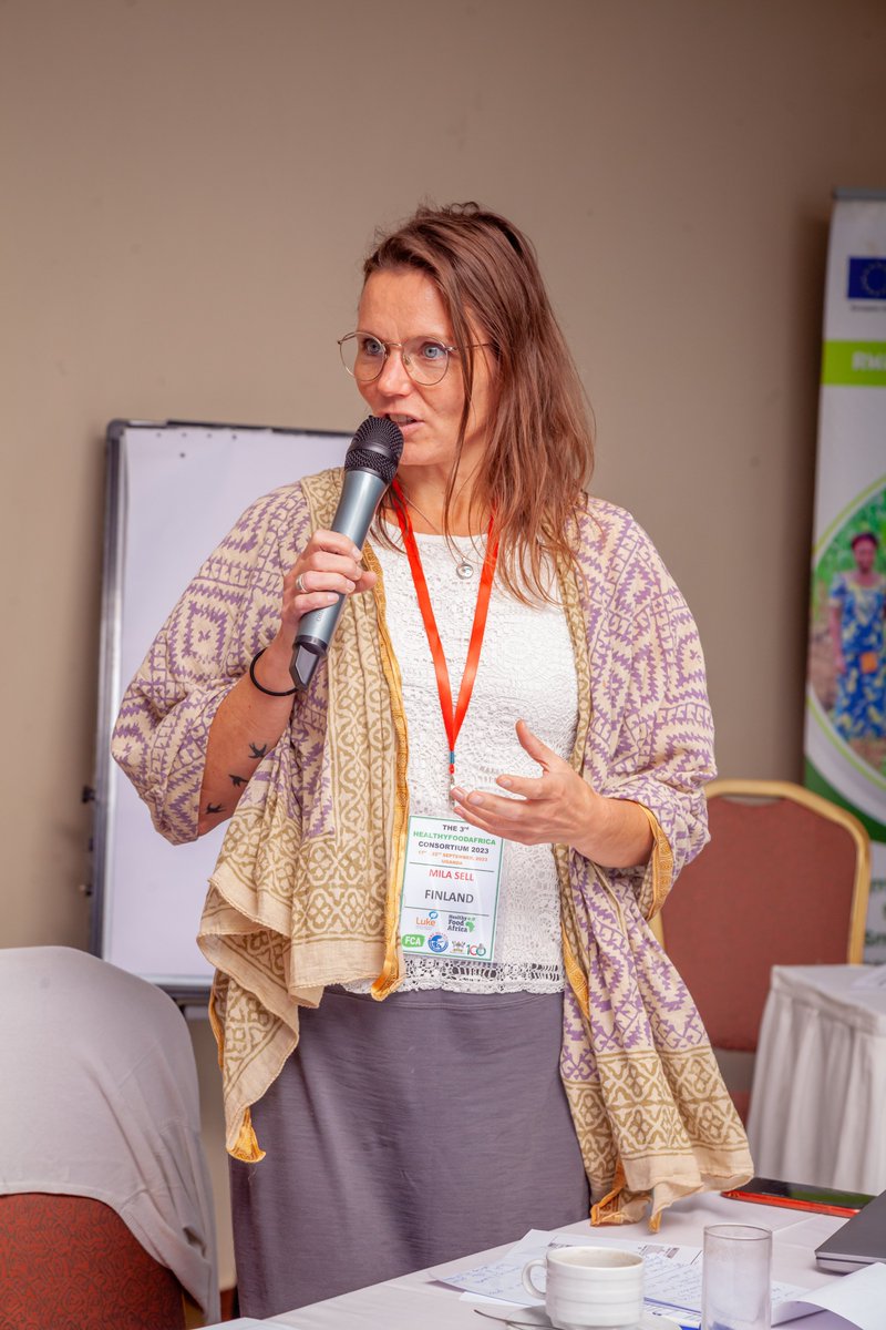 hfaconsortium's tweet photo. @HealthyFoodAfr making food systems in 10 African cities  more sustainable, equitable &amp; resilient through reconnecting food production and consumption. @MilaSell leading the discussion to envisionalize better food nutrition based on context of local food chain actors https://t.co/gsmCeQQXKx