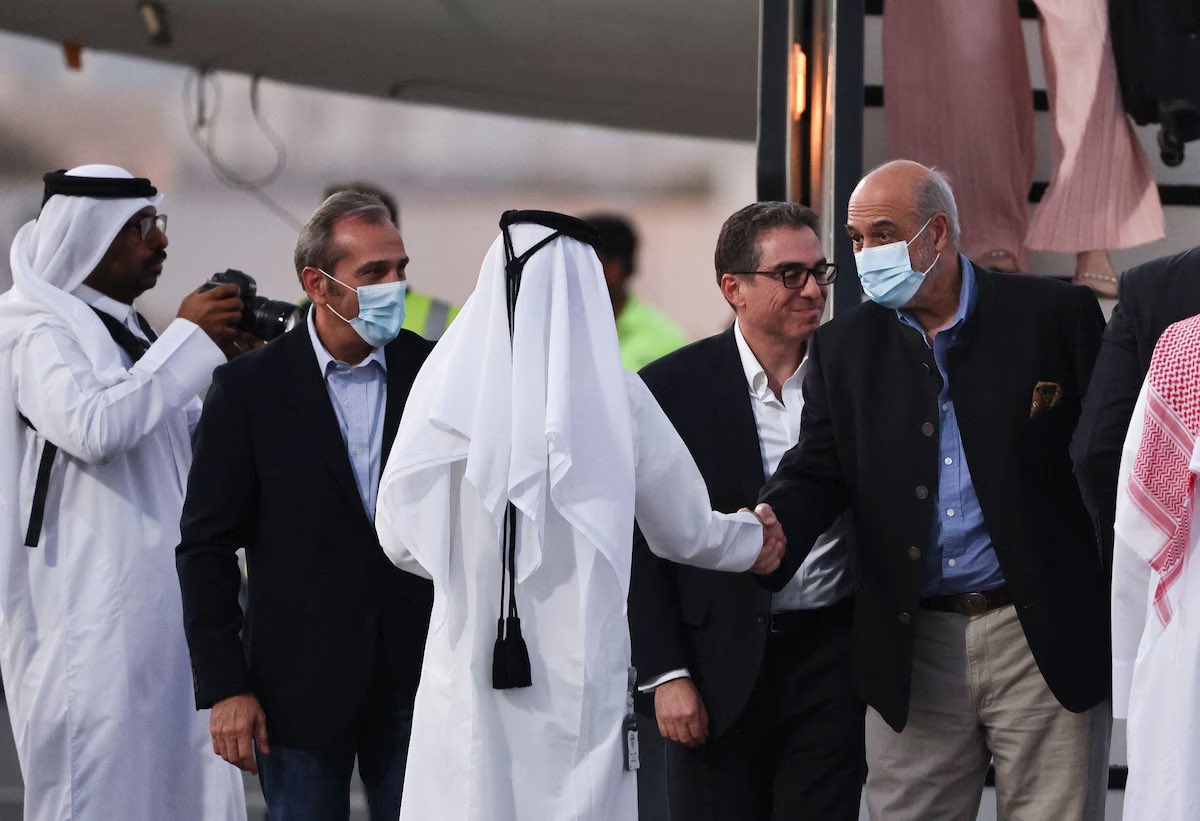 This image of Siamak Namazi, Morad Tahbaz and Emad Shargi’s first moments of freedom makes me incredibly happy. But it’s also a reminder that these men and their families have had years of their lives stolen from them. I am so relieved they will finally be reunited.