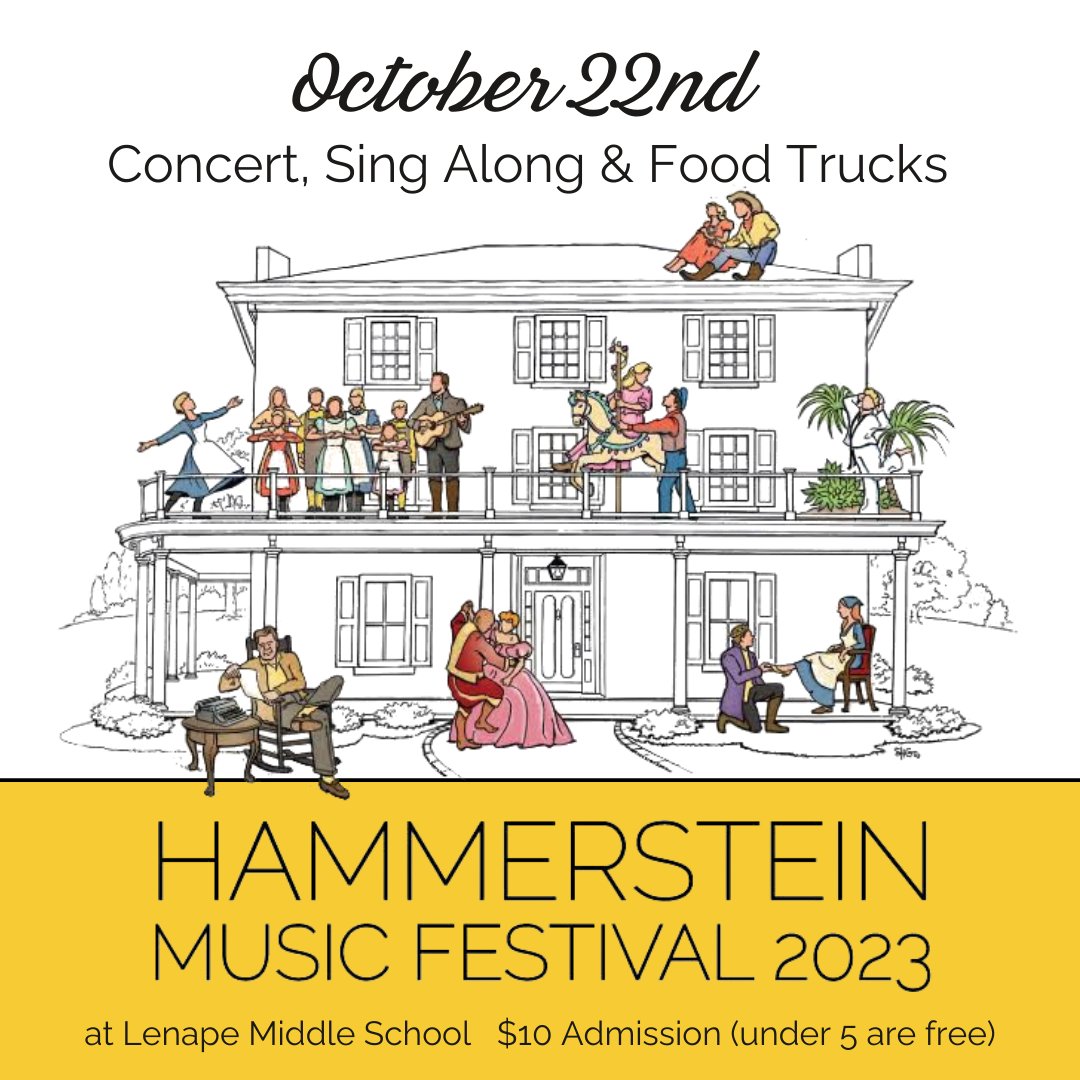 HammersteinMus's tweet image. Tickets are now on sale for the 1st annual HAMMERSTEIN MUSIC FESTIVAL! Join us in celebrating OHMTEC's purchase of Highland Farm with the songs of Oscar Hammerstein II and Stephen Sondheim. Purchase your tickets at lnkd.in/e5VhjDY9