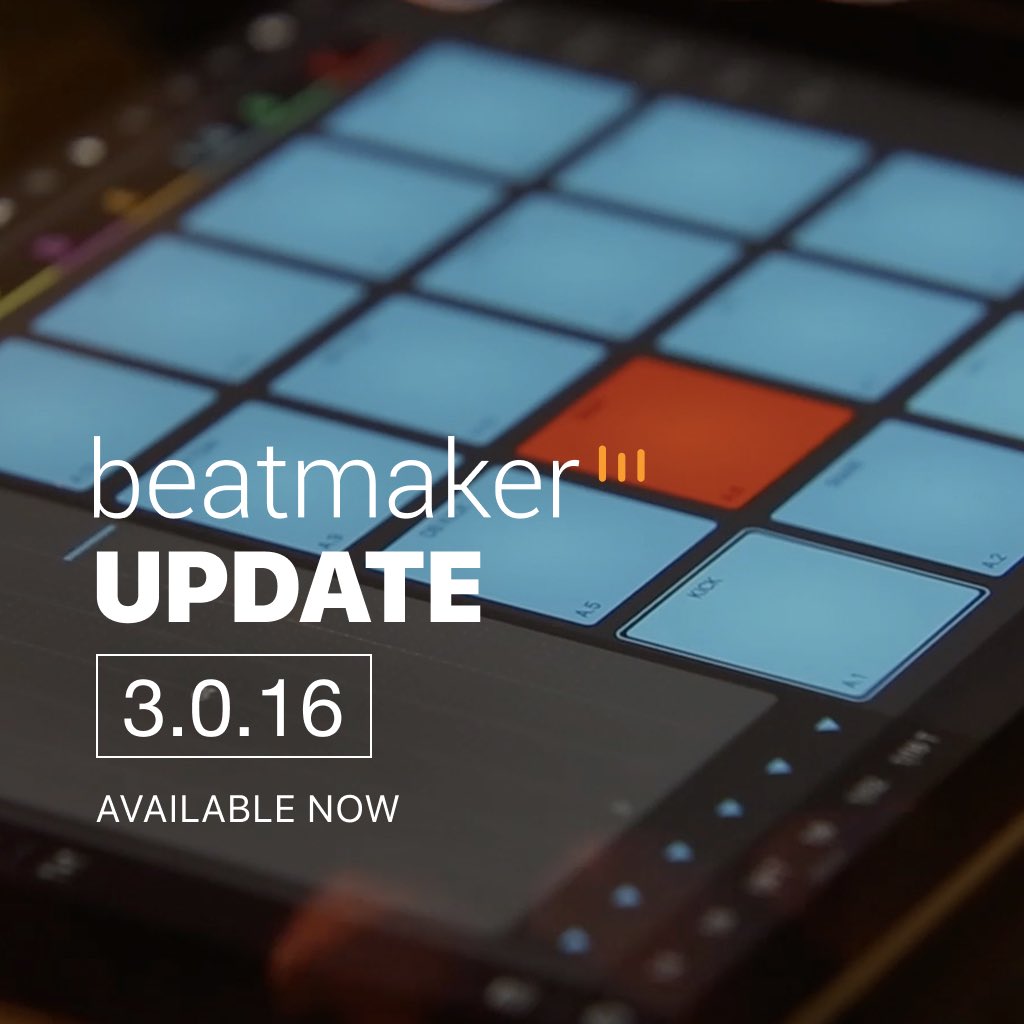 BeatMaker 3 update 3.0.16 is now available at the @apple AppStore! #beatmaker3 #intua #beatmakerapp apps.apple.com/us/app/beatmak…