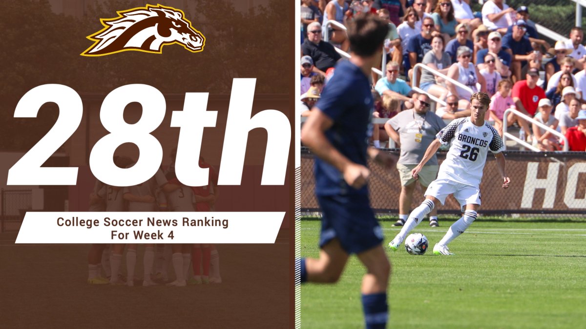 We have re-entered inside the top 30 in the latest College Soccer News rankings! 

📰 bit.ly/46gzQ1v

#BroncosReign