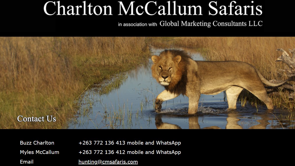 Time to give them a call, wouldn't you say?
You can always inundate them with emails!!!!!
The choice is up to all of us!!!!!
#stoptrophyhunting