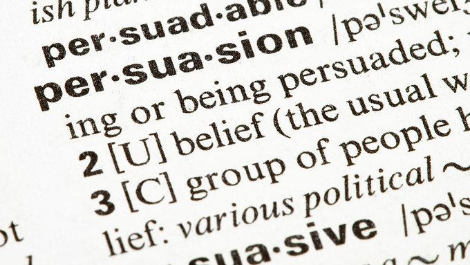 My specialty is hypnotic language.  Here are my 5 favorite TRIGGERS to persuade anyone:  1. Authority 2