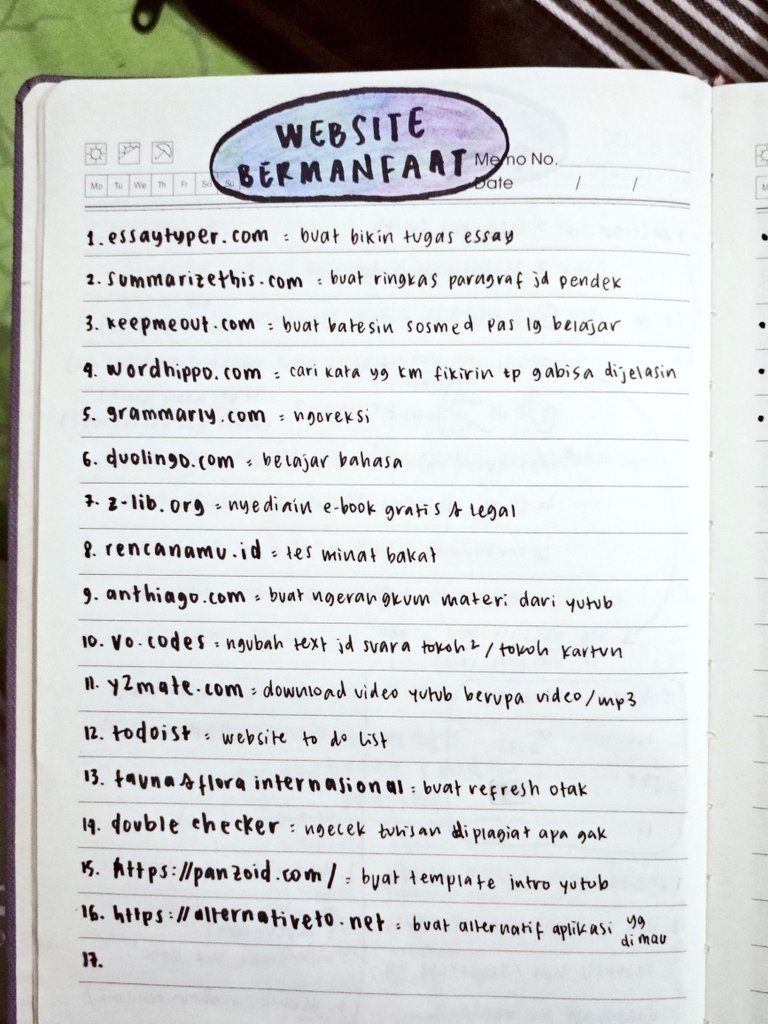 catetan lagi niwwwww