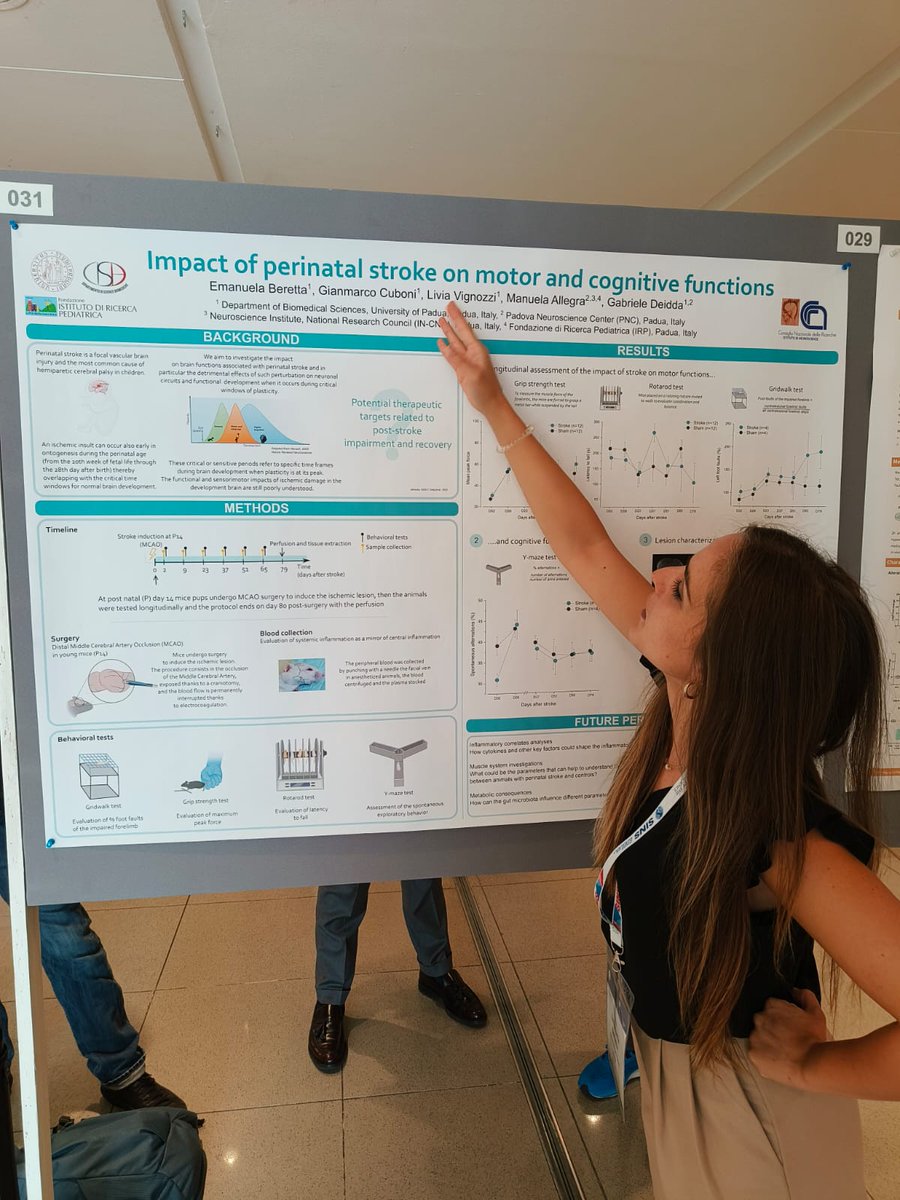 We want to thank the #sins2023 for organizing this amazing #neuroscience congress! We had the chance to present our ongoing projects on adult and #perinatal #stroke. We can't miss the next opportunity!