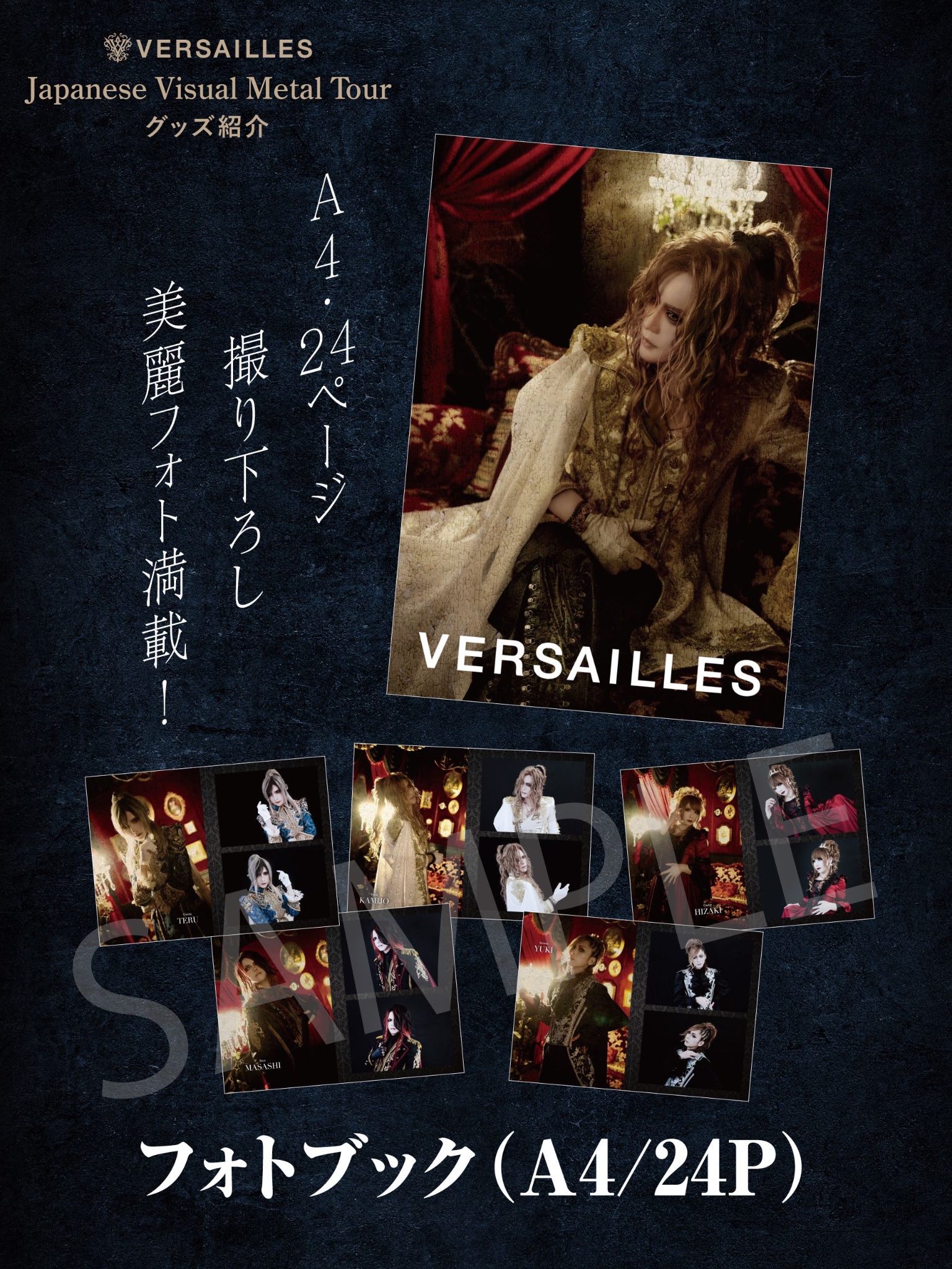 Versailles HIZAKI サイン入り ポスター Versailles HIZAKI サイン入り ポスター VERSAILLES