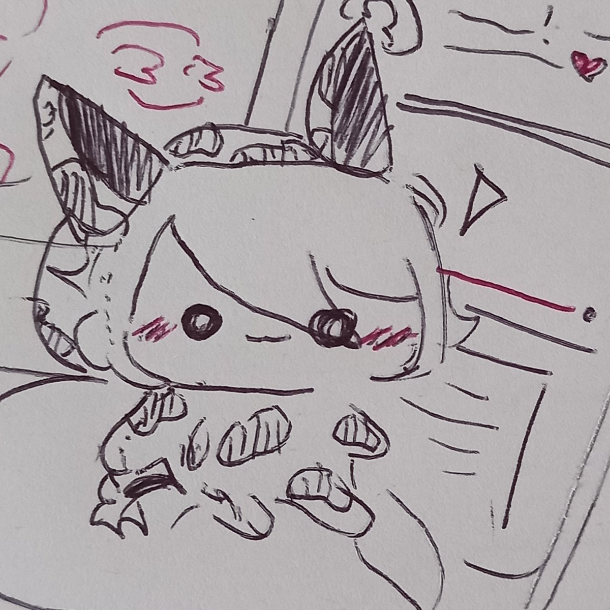 kantoku-chan help they've turned me into doodlenui