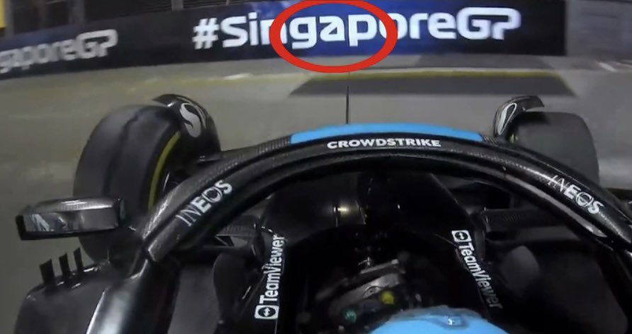 formula1god's tweet photo. Aryton Senna: If you no longer go for a gap that exists, you are no longer a racing driver

George Russell: Any gap will do https://t.co/XAvOD5v1CA