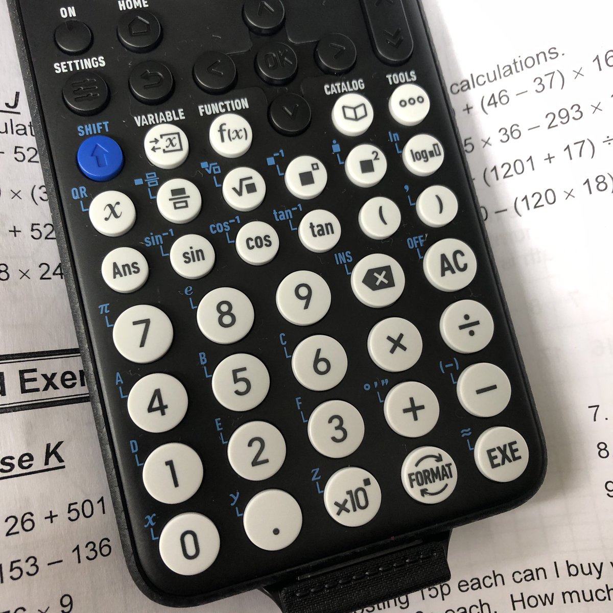 I’d love to know who at <a href="/CasioMaths/">Casio Maths UK</a> thought it was a good idea to ditch the orange accent colours during their redesign. Motivated by costs rather than usability?