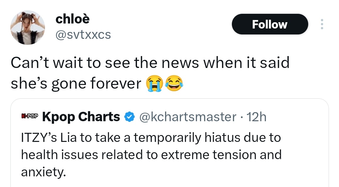 🚨 [MASS REPORT] Everyone REPORT &amp; BLOCK this user and DO NOT INTERACT (qrt/reply) with the account!

@.svtxxcs
🔗 x.com/svtxxcs/status…