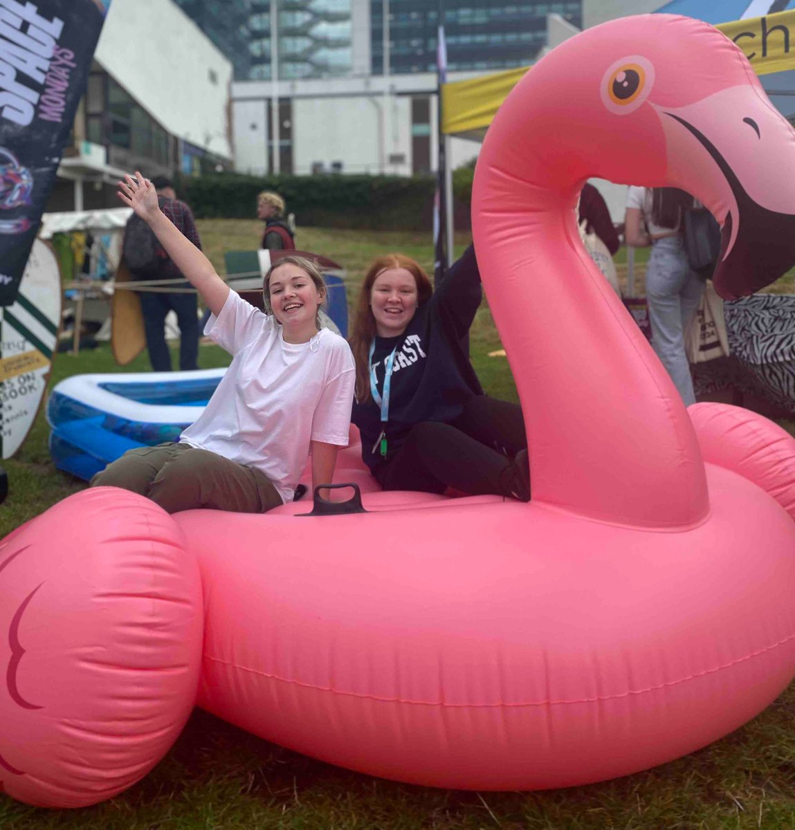 derbyunistudent's tweet image. That’s a wrap for @DerbyUni Freshers’ Fair Day 1! We hope all of our new and returning students have had a great day!

We will be back tomorrow, where you can meet our Sports, Societies, Student Led Services, and get plenty more freebies! 😄

#FreshersFair2023 #FreshersFair