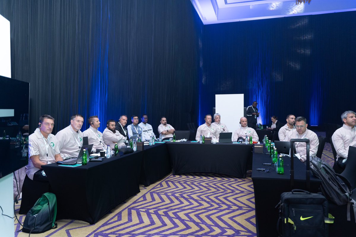saudiFF's tweet photo. انطلاق المؤتمر الفني الثاني للمدربين والفنيين في المنتخبات والأندية والذي تقيمه الإدارة الفنية. 

🔗- https://t.co/kWf5yMRIDJ https://t.co/fzZsMglHIp