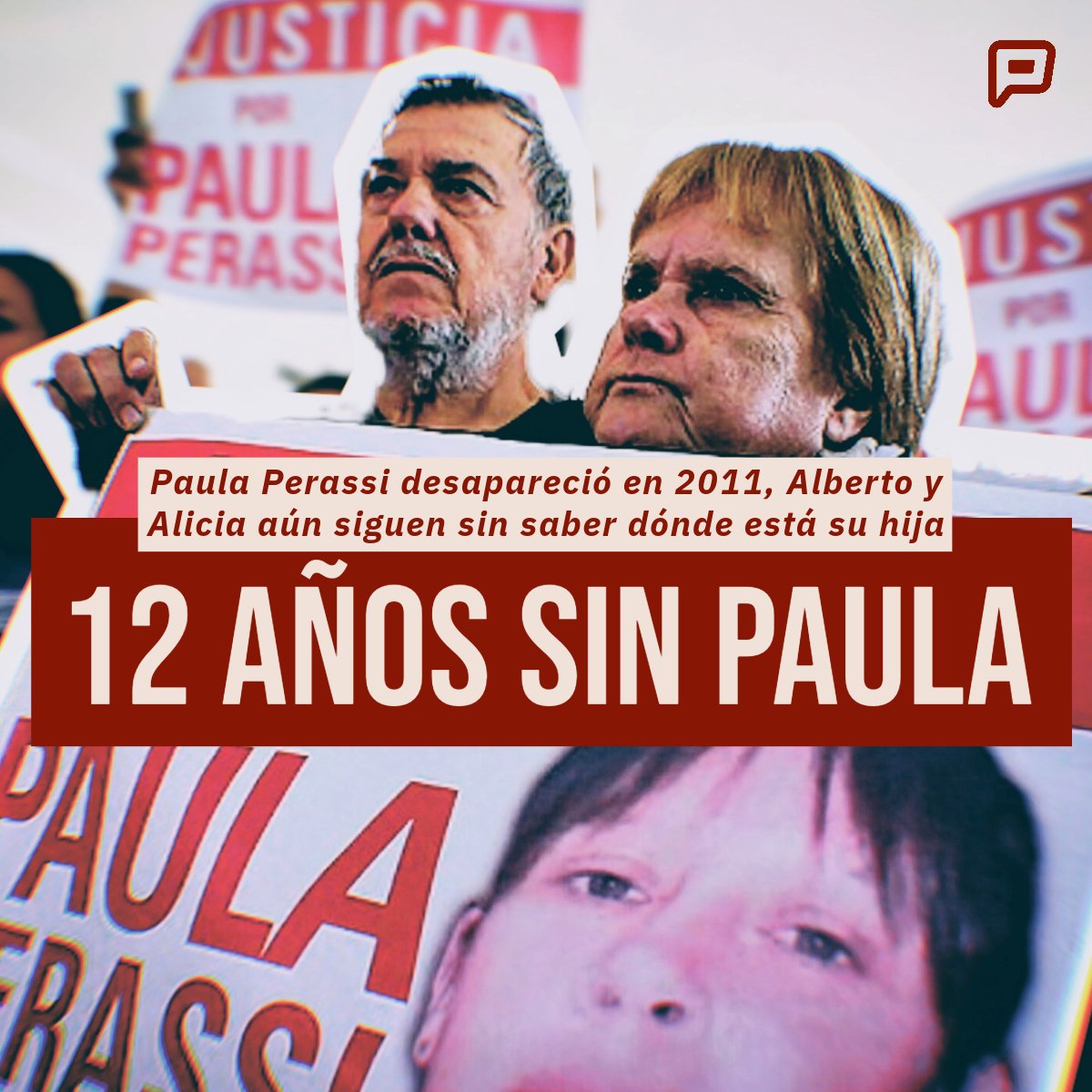 RosarioPlusCom's tweet photo. Este lunes se cumplen 12 años de la desaparición de la sanlorencina #PaulaPerassi, cuyo paradero sigue siendo reclamo de la familia, organizaciones de derechos humanos y contra la violencia de género

Que los responsables digan qué pasó, sin Paula no hay #NiUnaMenos https://t.co/VpvpZMK7Ru