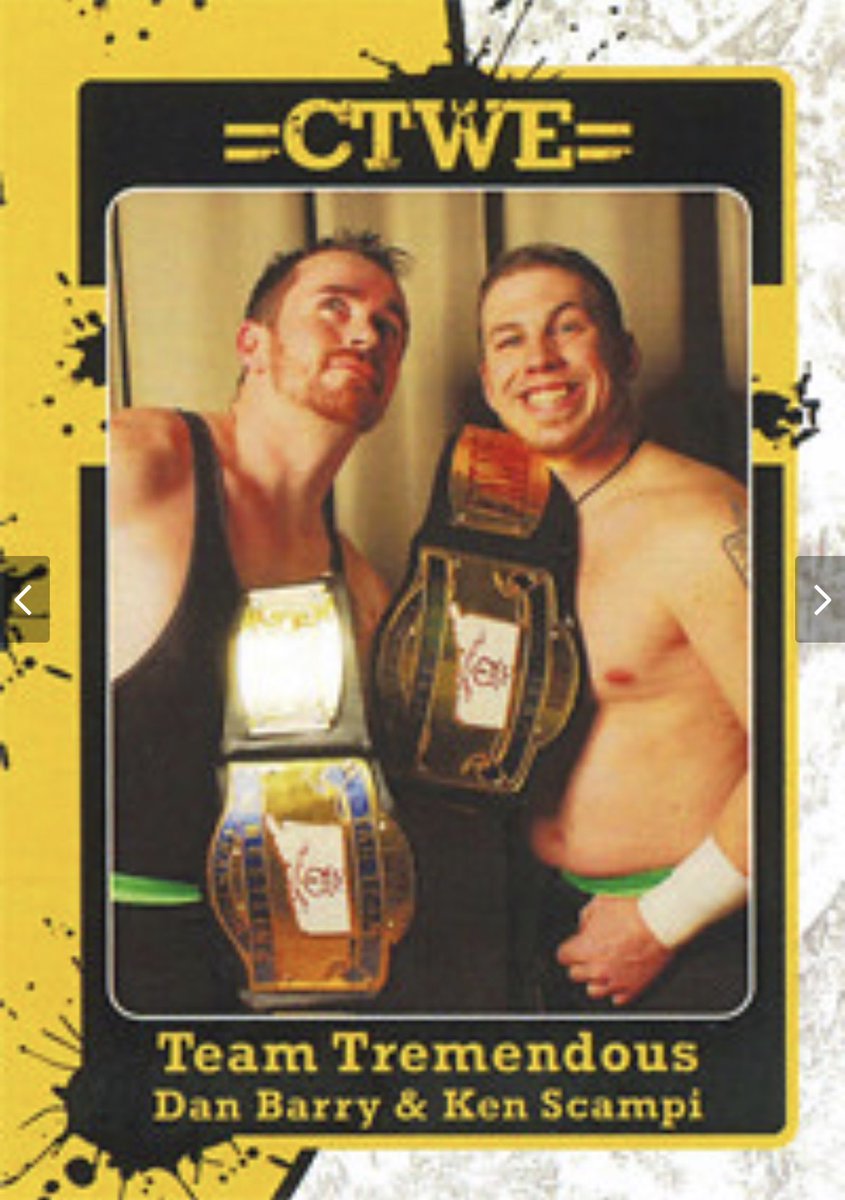 AewCard's tweet photo. I was looking at the the checklist for the 2012 #CTWE set and I noticed that #DanBarry is featured on a card 🤔

I know the set is hard to find but it would be rad to own that someday 👍 😁

#WrestlingCards #TradingCards #NYWC @NYWCWRESTLING @thedanbarry #TeamTremendous #TheHobby https://t.co/e4zKa7zGvv