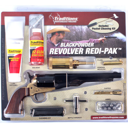 MidsouthShooter's tweet photo. Everything you need to get out to the range - Traditions Revolver Redi-Pak - 44 Caliber Black Powder 1851, 1858, and 1860 models are in stock and ready to ship! #loadyourown #blackpowder #midsouthshooters #traditions #revolver #roundball #rangeday #2a *NO SALES ON SOCIAL MEDIA* https://t.co/lU380GaZwt
