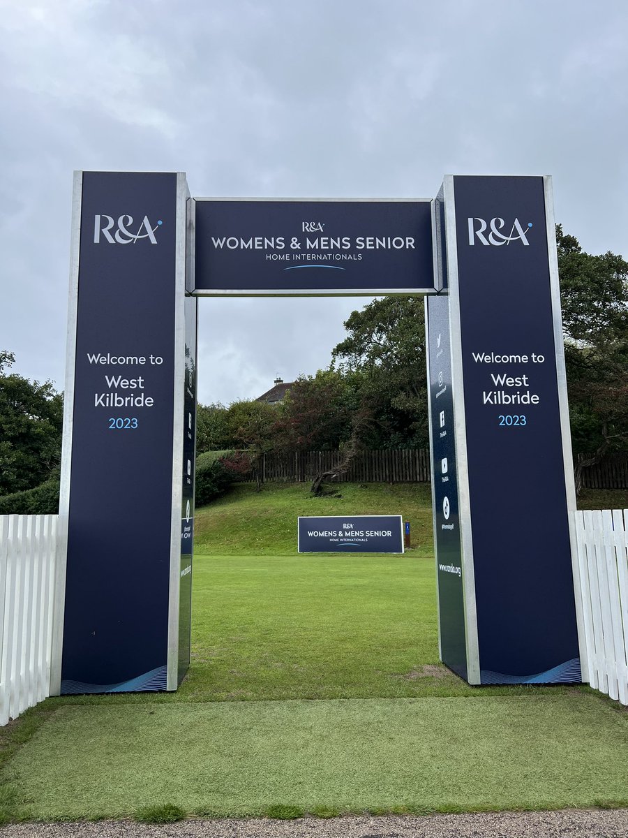 We are very proud to host <a href="/RandA/">The R&A</a> Women’s &amp; Men’s Senior Home Internationals <a href="/theWKGC/">The West Kilbride Golf Club</a> good luck to all competitors <a href="/ScottishGolf/">Scottish Golf</a> <a href="/GolfIreland_/">Golf Ireland</a> <a href="/EnglandGolf/">England Golf</a> <a href="/wales_golf/">Wales Golf | Golff Cymru</a>