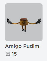 Cazum8 🍮 on X: Galera queria avisar que acabamos de abaixar o preço do  Amigo Pudim do Roblox pro mínimo possível, assim fica ainda mais fácil pra  quem quiser ter seu próprio