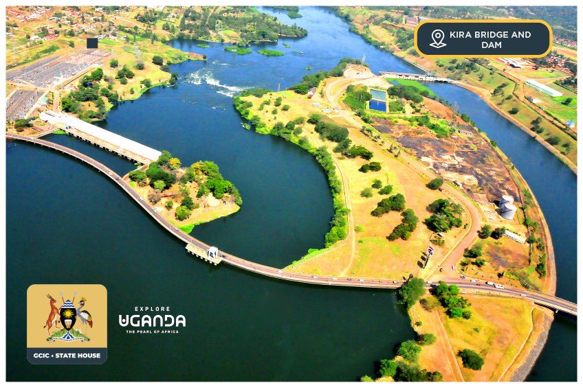 Have a look at Kira Bridge and the Dam♥️🥰 Beautiful Uganda #UGGovtWorks. @UNRA_UG