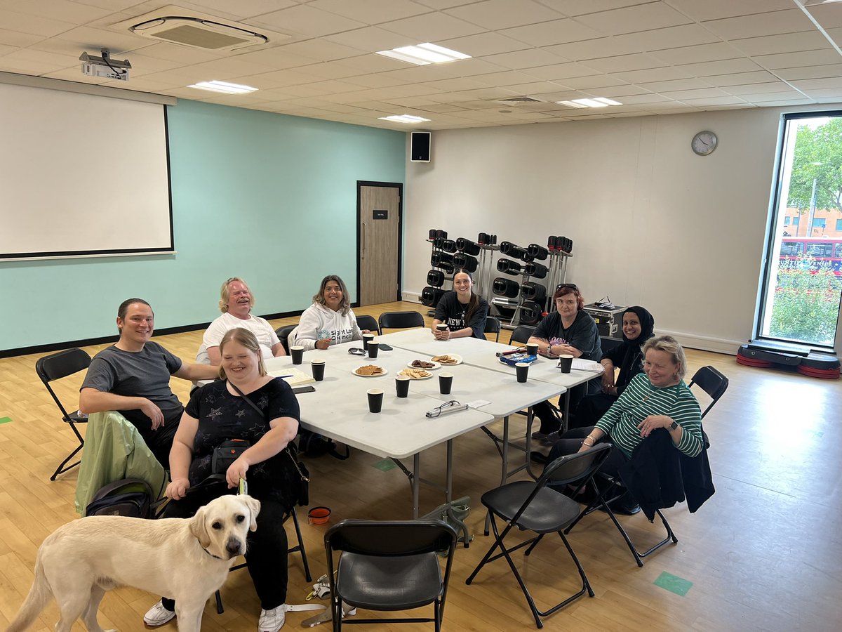 LuConnop's tweet photo. Today @AshleighTPT and I, along with @SLCouncils members joined @BhamLeisure pan disability coffee morning to continue our work to #MakeSportAccessible. We look forward to trying their disability swim sessions in the coming weeks. #Collaborate #VIAwareness https://t.co/wdmapnIj29