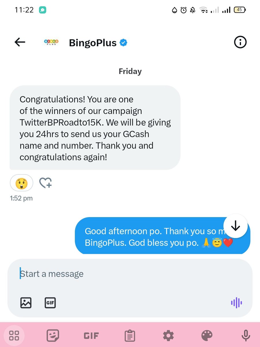 annariza_14's tweet photo. Prize Received! ๐ฅฐ Thank you so much and God Bless @Bingoplusph! ๐๐ Congratulations 15K Followers unlock, more followers to come BingBing. ๐๐
#LegitBingoPlus ๐ฏ
#TwitterBProadto15K #BingoPlus #SeptemberwithBingoPlus #BingoSaSayaPlusSaPanalo #BingoPlusPH #winnersNiBingbing https://t.co/ZHe9X4i8Po