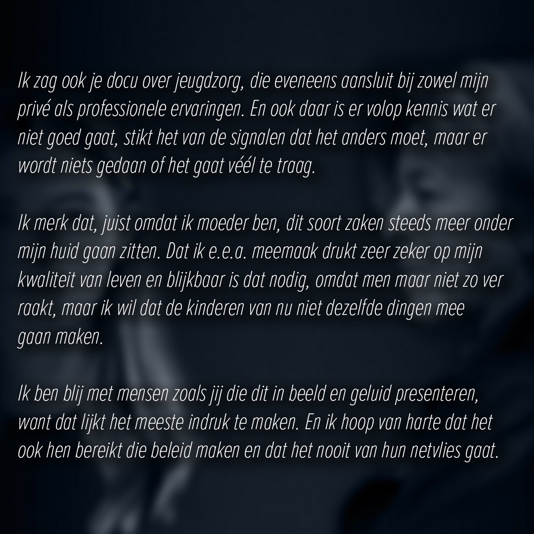 In het belang van het kind tweet media