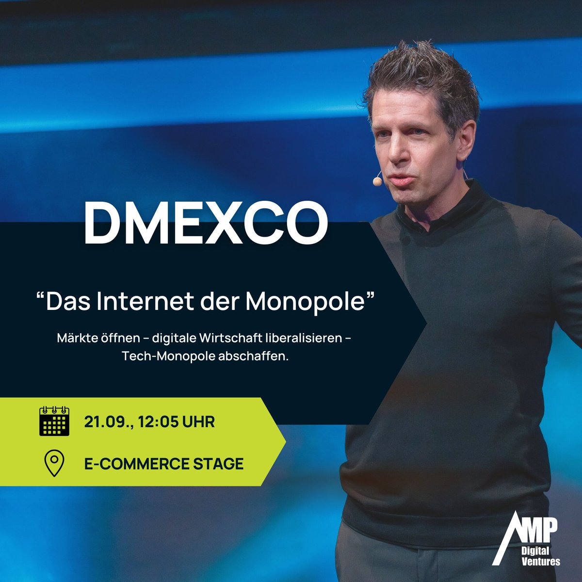 Lustig: Vortrag gegen Tech auf Tech-Konferenz. Warum haben wir früher Strom, Luftfahrt, Telefonmarkt liberalisiert – und nehmen die Tech-Monopole hin? Schaffen wir sie einfach ab, holen wir uns das Netz zurück – und retten wir dabei noch nebenbei unsere Demokratie. see u in CGN