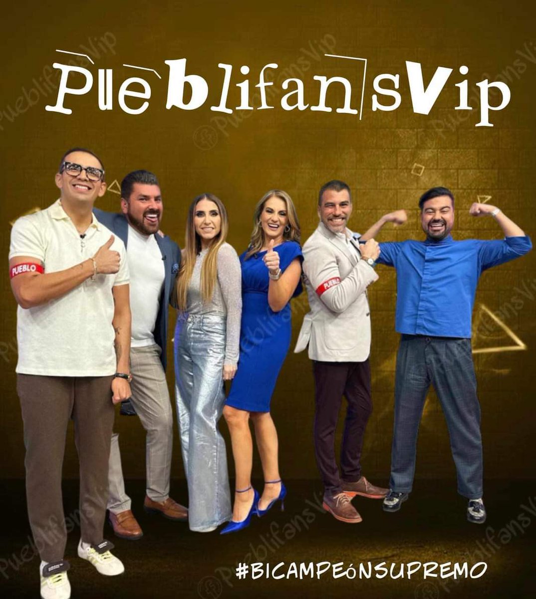 PueblifansVip's tweet photo. #ConActitud Positiva Mañana nuestro #PuebloReyBicampeón vendrá con TODO a GANAR demostrando #RendirseJamás para Vencer al “FavoriDado” y a ver si es cierto que los #Mamaster la dijeron antes
@Flor_Rubio @MichRubalcava @elcapiperez @ChefMarianoS @MBarcelata @jimenalongoria https://t.co/5fpB1rqD4E