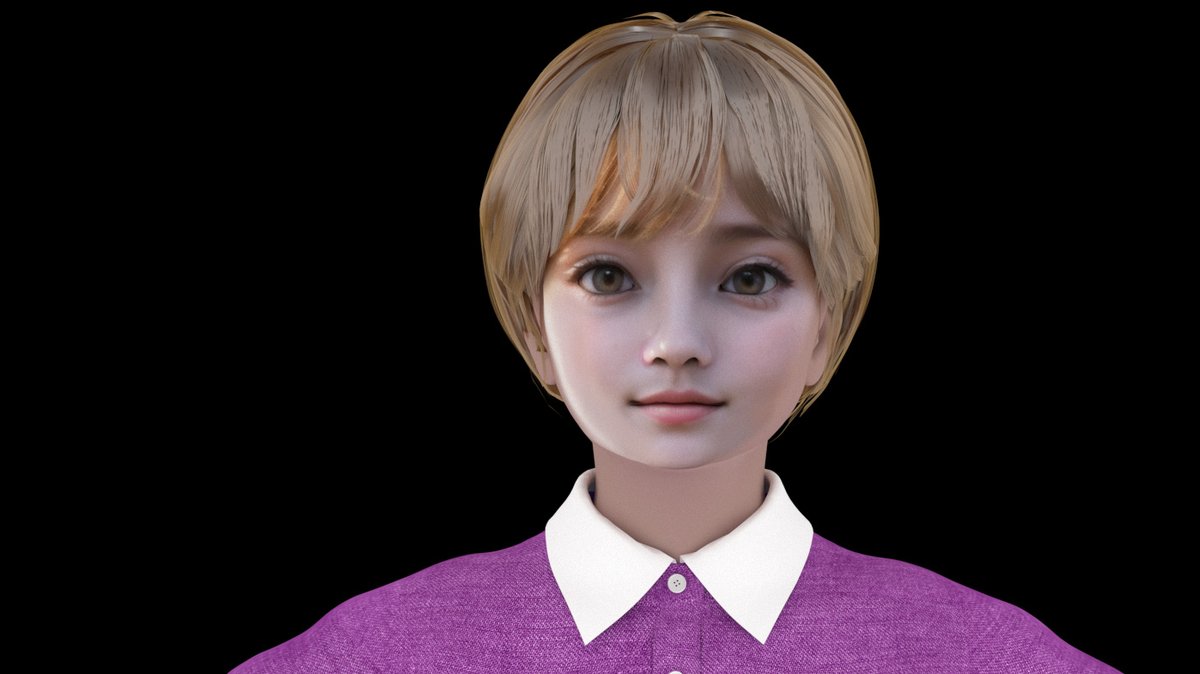 poly_police's tweet photo. WIP。VRayさんと髪専用ライトのおかげで、少しは見れるようになってきた。服はまだ仮置き状態。#3dsMax #VRay #Maya #stablediffusion #AIイラスト #3DCG https://t.co/tJ8oI3Ch3l