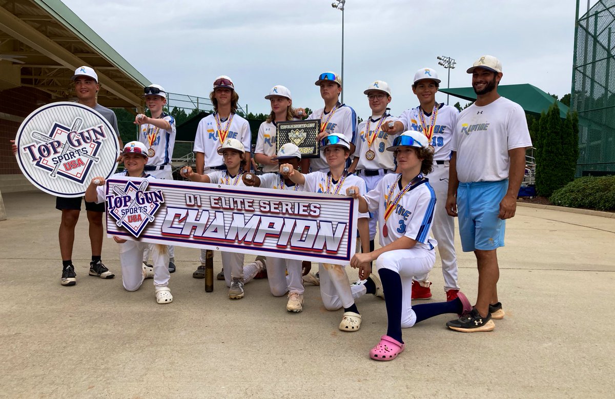RiptideBSBL's tweet photo. Nice start to both of our 14u teams. 14u-blue has started 5-1 while 14u-gold has started 4-2 &amp; won the silver bracket this wknd. Highlights from the wknd:

Blue
D. Beasley: walk-off double &amp; 4inn 6K
B. Ross 4/8

Gold
J. Jones 5/8 2-2Bs
B. Britt 4inn, 0ER
L. Rothwell 4inn, 0ER https://t.co/Ab75rzAyvj