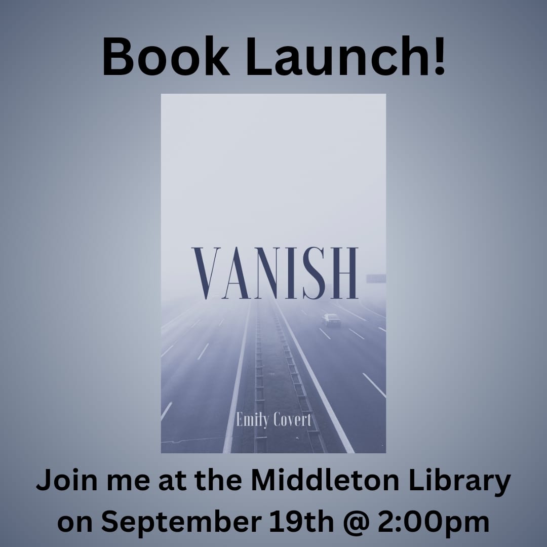 EmilysNovels's tweet photo. Tomorrow is the big day!! I am so excited to meet you all at my first book launch at the Middleton Library tomorrow at 2:00pm! 

#authorsoffacebook #booklaunch #booktok #murdermystery #authorsofinstagram #onemoredaytogo #indieauthors https://t.co/sH5RwY54Jl