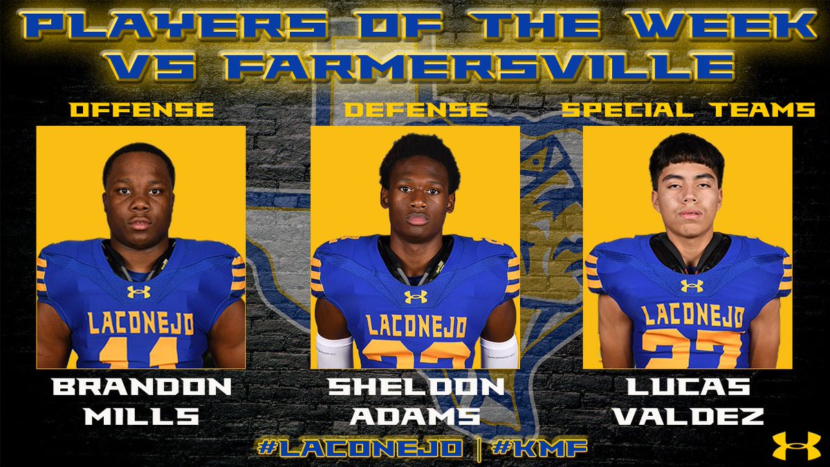 Congrats to our Week 4 Players of the Week! #LACONEJO #KMF