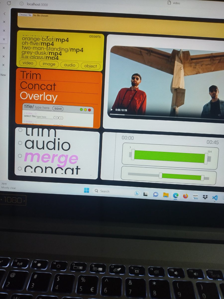dikachitheman's tweet image. This is actually my first programming project. A video editing software that runs on the web.
