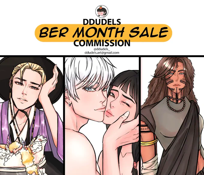 ✨BER MONTH SALE C0MMISSION✨

hello! I'm opening slots for my c0mms! please feel free to send me a dm or email me [ddudels.art@gmail.com] OR send a request here &gt;&gt; https://t.co/Oh7C2kmXSf

rts/reposts are v v much appreciated. it'll help me reach potential clients 🥺 