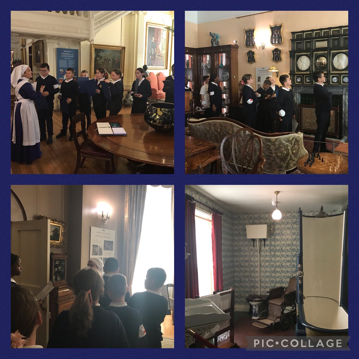 Year 6 really enjoyed their day at Lotherton Hall. They learnt all about World War One and discussed life in the trenches, how soldiers were injured at war then were sent to Lotherton convalescent hospital.