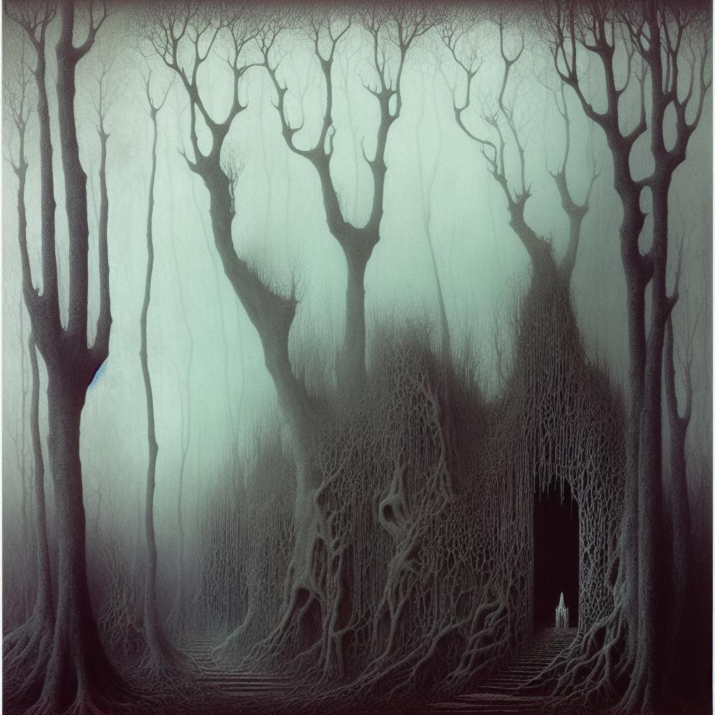 andrzejzarzycki's tweet photo. Zdzisław Beksiński's art meets Stephen Gammell's in these dark visions of nature #ai #aiart #landscapephotography #landscape #naturephotography #ailandscape #deeplearning #generativeart #naturalbeauty #natureartist #natureart #natureai #deeplearningnerds #deeplearningmachine https://t.co/0GiroLpdsT