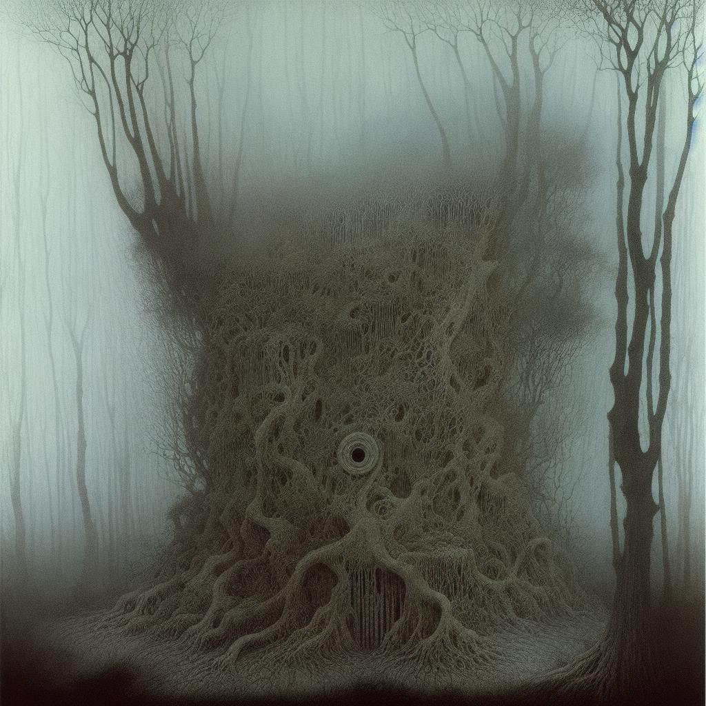 andrzejzarzycki's tweet photo. Zdzisław Beksiński's art meets Stephen Gammell's in these dark visions of nature #ai #aiart #landscapephotography #landscape #naturephotography #ailandscape #deeplearning #generativeart #naturalbeauty #natureartist #natureart #natureai #deeplearningnerds #deeplearningmachine https://t.co/0GiroLpdsT