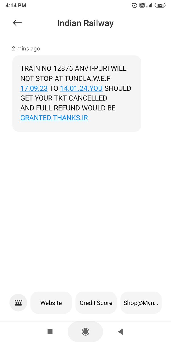 RajeshK96094's tweet photo. @RailwaySeva will this train stop at Varanasi on 24/10/2023? If not then what is the nearest stoppage from varanasi to board on? https://t.co/O1TQhH17bq