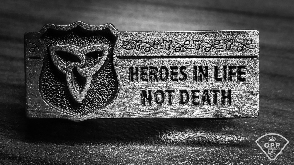 OPP_WR's tweet photo. Today, flags at all OPP facilities will be at half-mast from sunset to sunrise in recognition of Police and Peace Officers' National Memorial Day.  The event pays tribute to police and peace officers killed in the line of duty.  @CPPOM #HeroesInLife ^dr https://t.co/V4prBKyk8P