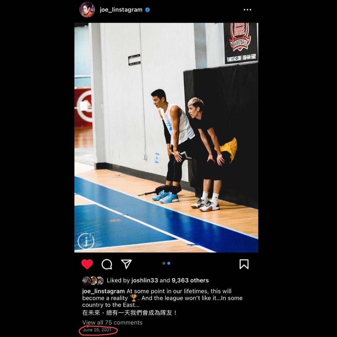 JLin7's tweet photo. It still doesnt feel real, God really did that! Joe and I been dreaming of this literally since we were kids. And appreciate you all for the insane artwork

還是感覺不是真的...這肯定是上帝的祝福。從小你這集是我們的夢想。感謝球迷的支持和圖片🫶🏼