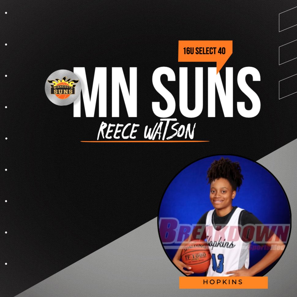 Welcome to the FAMILY Reece Watson!

Hopkins | 5’9 Guard | Class of 2026

#MNSuns #WhereHardWorkComesToPlay