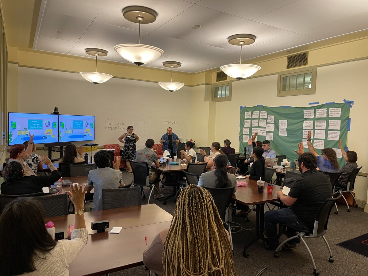 Colleagues from @MaderaCCC <a href="/reedleycollege/">Reedley College</a> @ClovisCCC <a href="/fresnocity/">Fresno City College</a> <a href="/SCCCD/">SCCCD</a> are participating in a two-day train-the-trainer certification course facilitated by the <a href="/SafeZoneProject/">Safe Zone Project</a> to help promote more safe and inclusive LGBTQ+ experiences and spaces.