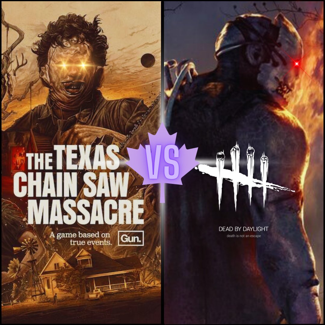 _Canad1an's tweet photo. Now that TCM has been out for a month, what do you guys enjoy playing/watching more? #TheTexasChainSawMassacreGame #DeadByDaylight https://t.co/MeEpt1Qj46