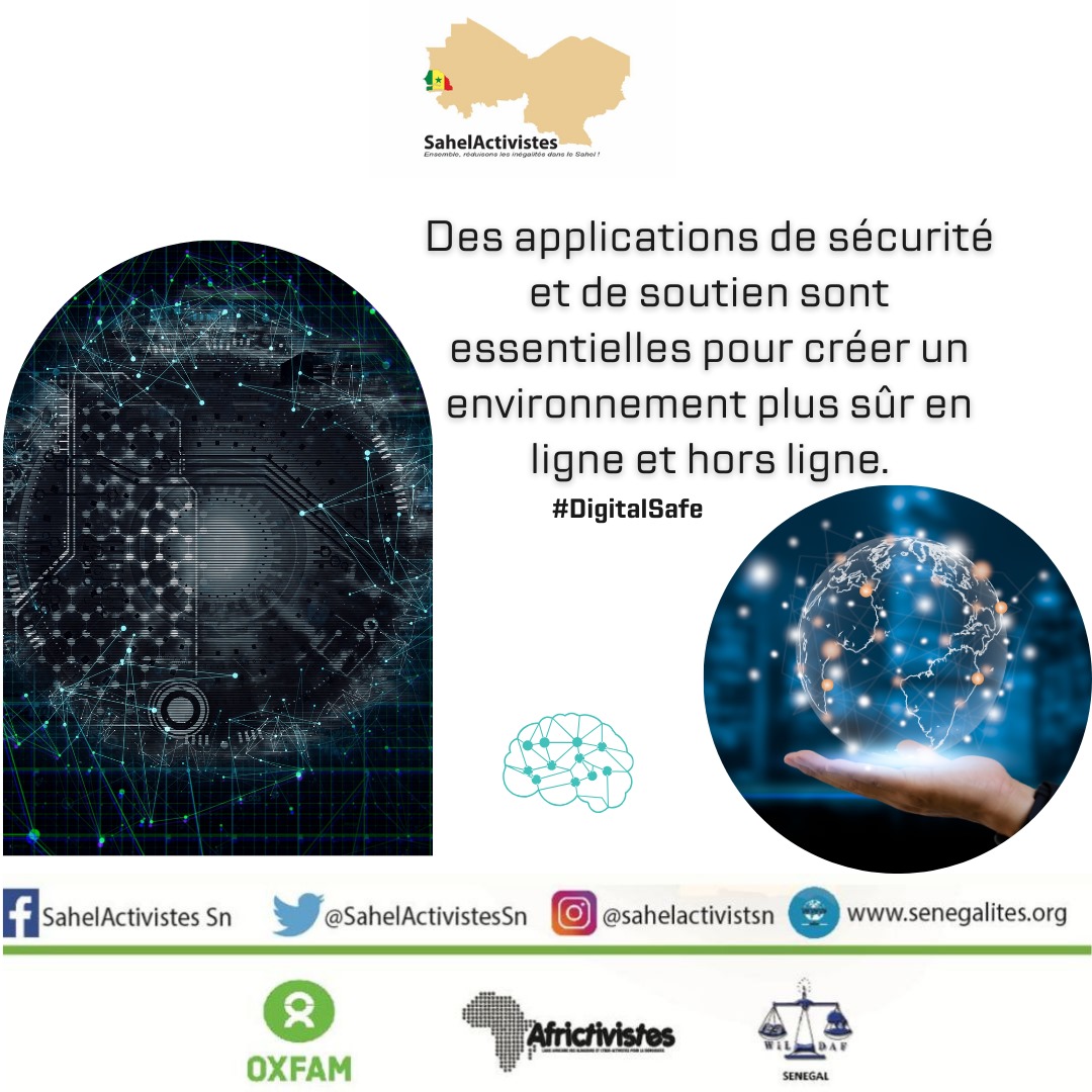 #WomanAndDigital Les nouvelles technologies peuvent aider à lutter contre la violence faite aux femmes🚺. Des applications de sécurité et de soutien🤝 sont essentielles pour créer un environnement plus sûr en ligne et hors ligne🕸️📲. #DigitalSafe #SenEgalité