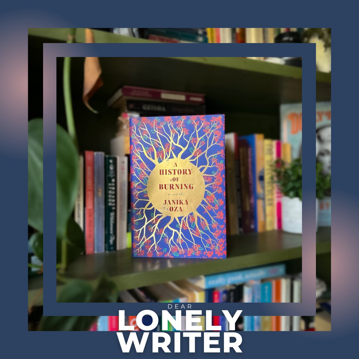 LonelyWriterPod's tweet photo. I am just too darn excited to wait any longer to announce that we are back for Season 4 of Dear Lonely Writer this Thurs Sept 21st, and we are starting off strong with the tremendous @JanikaOza and talking about her debut novel A HISTORY OF BURNING among other things! https://t.co/MUeK0xOOiN