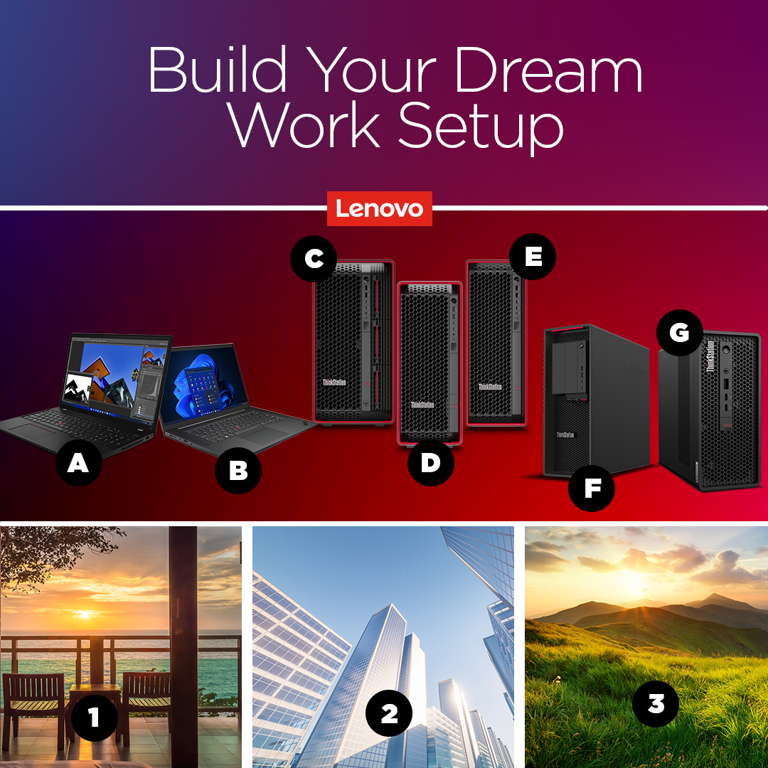 thinkstations's tweet photo. Let's hear it, #ThinkStationNation! π£οΈ
Choose your dream work setup with 2 @Lenovo #Workstations and 1 view.
You can't go wrong with the #ThinkStations equipped with @NVIDIA GPUs. π― https://t.co/eo8Pd0jdkA