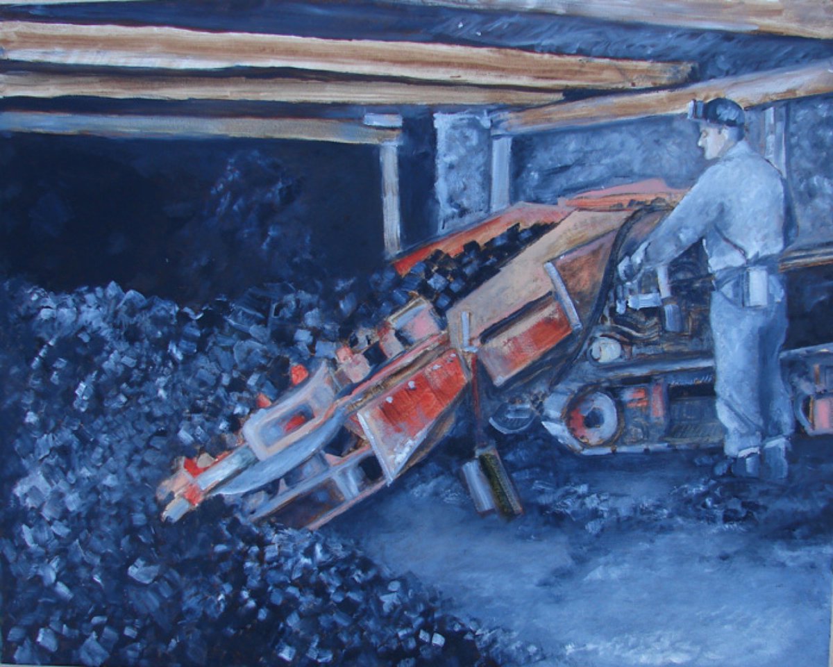oxfordamerican's tweet photo. Thinking about Elyssa East’s “The Ballad of Harlan County” and the complexities of labor movements and #ProtestBallads on this #MusicMonday #HarlanCounty #Issue93
Paintings by #BobHoward
https://t.co/NgiSIgn9lY https://t.co/Z6r0hfliWT