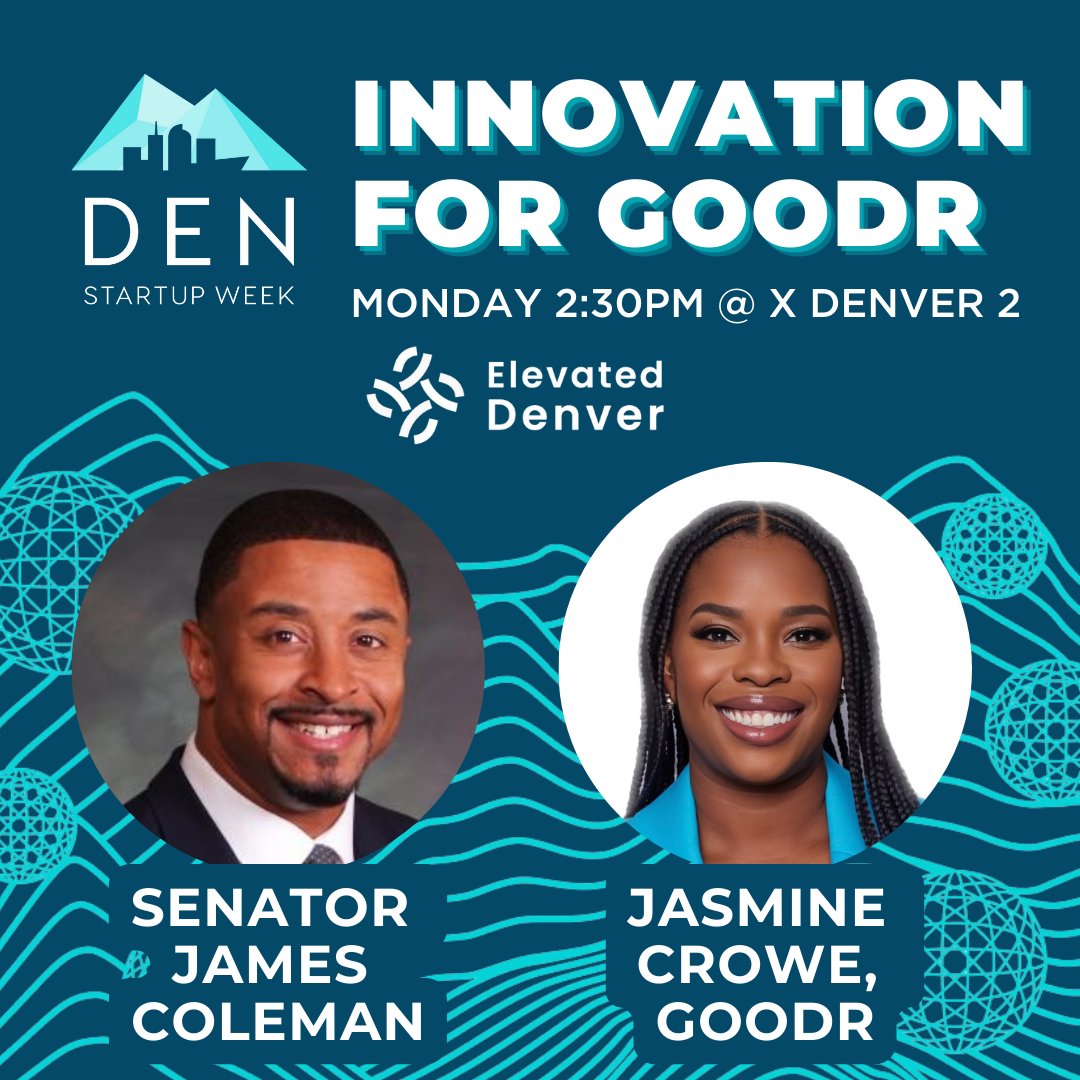 Today is the day! We hope to see you this afternoon -- 2:30 at X Denver 2 (2100 Araphoe St.) for an inspiring conversation and LIVE podcast recording! 
#innovationforgoodr #goodrgrocer #socialinnovation #livepodcast #denverstartupweek