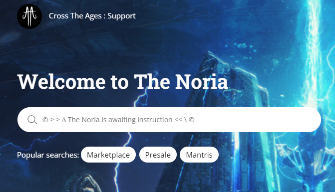 𝑾𝒆𝒍𝒄𝒐𝒎𝒆 𝒕𝒐 𝒕𝒉𝒆 𝑵𝒐𝒓𝒊𝒂...

🚨 OUR NEW WIKI IS OUT 🚨 

Everything you need to know about Cross The Ages will be found here! 🤓⤵️

Wiki: ➡️ noria.crosstheages.com/hc/fr